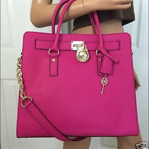 COPY - Michael Kors Hamilton magenta/gold